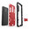 Slim Armour Tough Shockproof Case & Stand for Nokia 5.1 Plus - Red